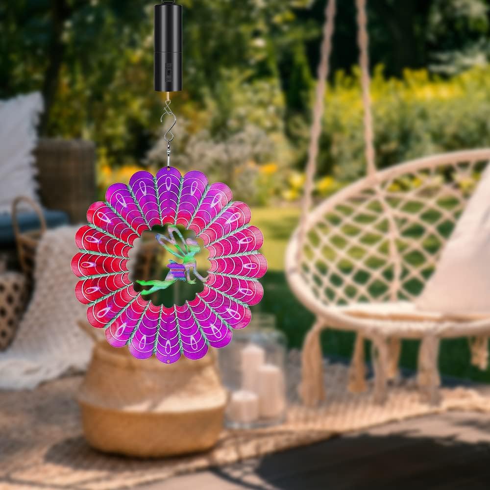 Detalle de Ainiv 1 windspinner motor, circa 30 omw/min, op batterijen
