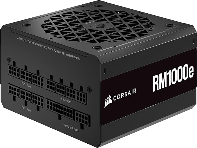 Detalle de Corsair RM1000e 2023 ⚡ Fuente Modular ATX 80 PLUS Gold