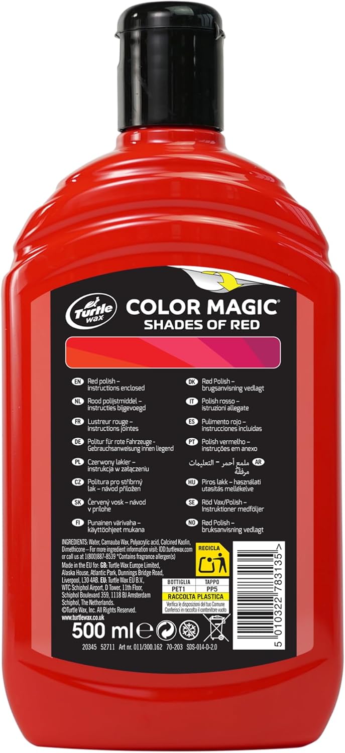 Thumbnail 6 de Turtle Wax Color Magic Car Polish Rosso 500 ml – Ripristina colore e lucentezza