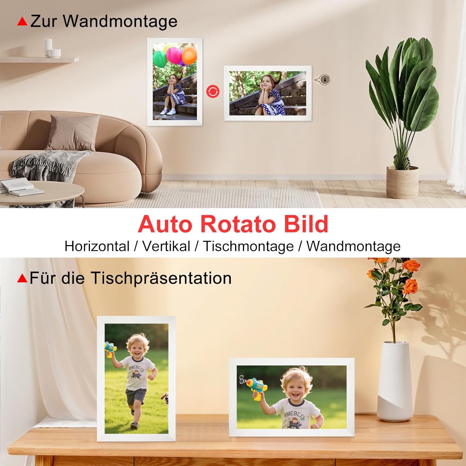 Thumbnail 5 de Frameo 15,6 Zoll Digitaler Bilderrahmen