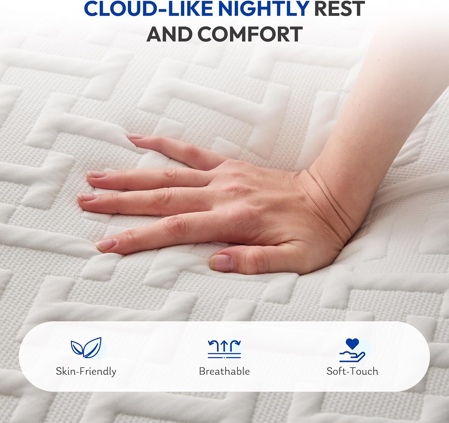 Detalle 1 de Gelsea Memory Foam Mattress 12-Inch