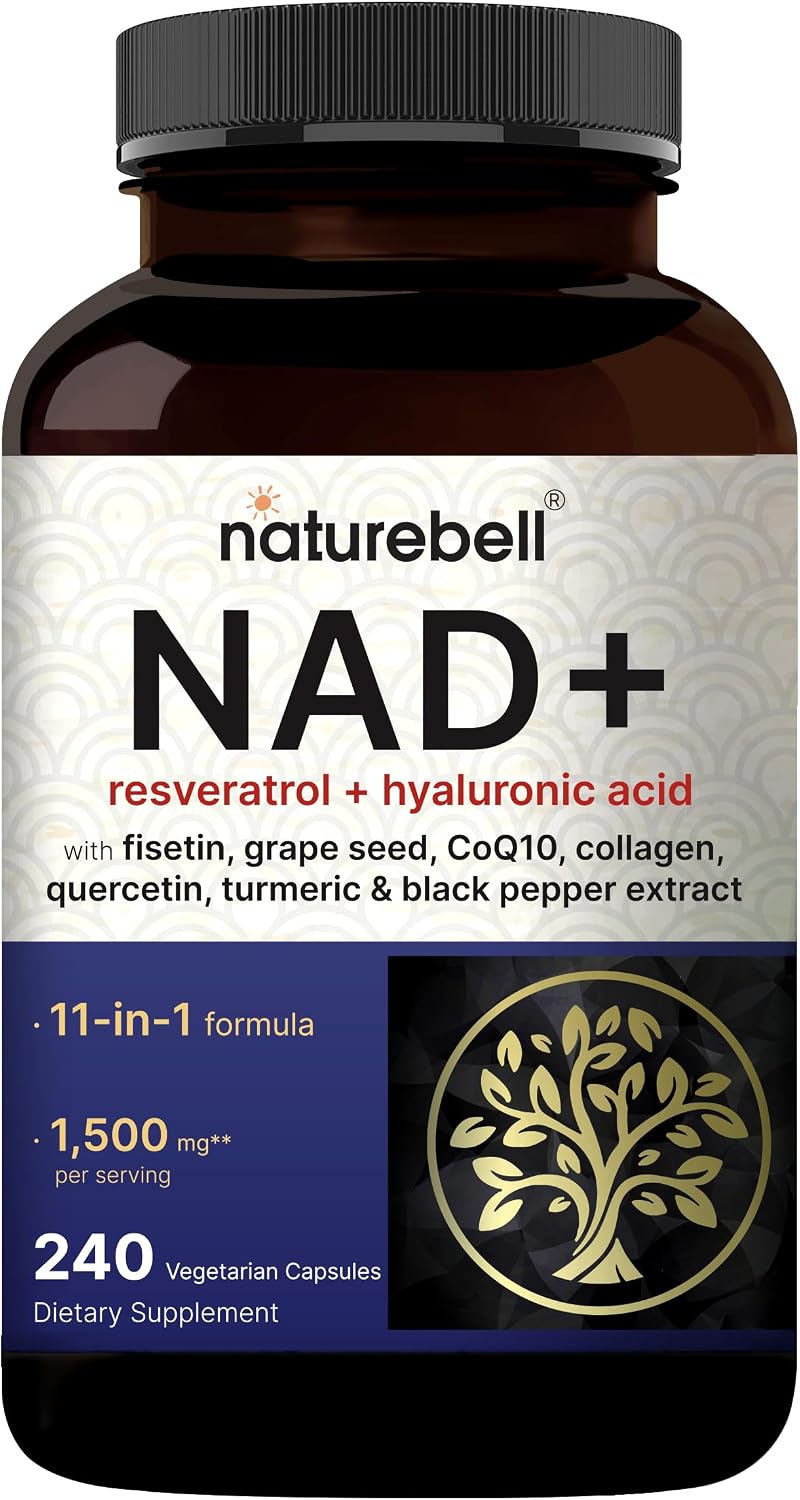 Detalle de NatureBell NAD+ Supplement, 240 Capsules