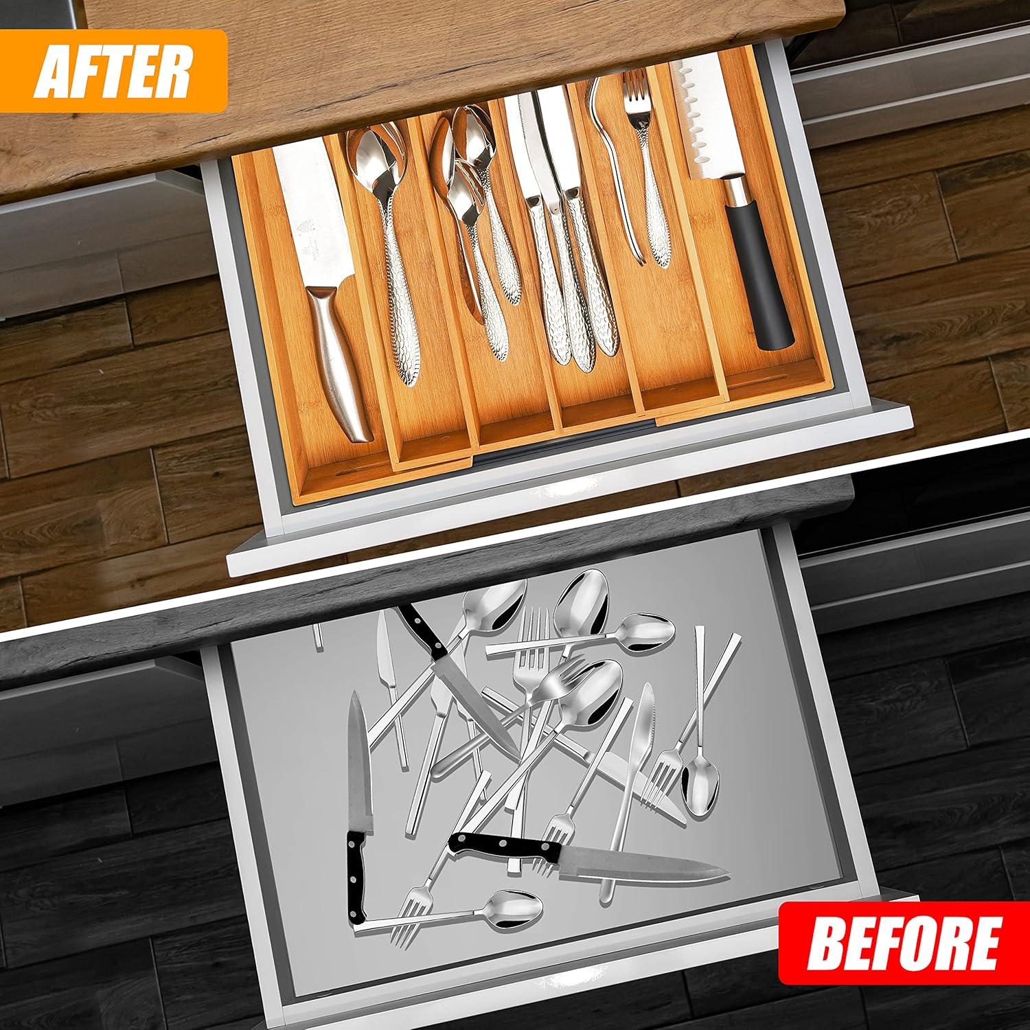 Thumbnail 2 de Bellsal Silverware Organizer 10-15 inch expandable 🍽