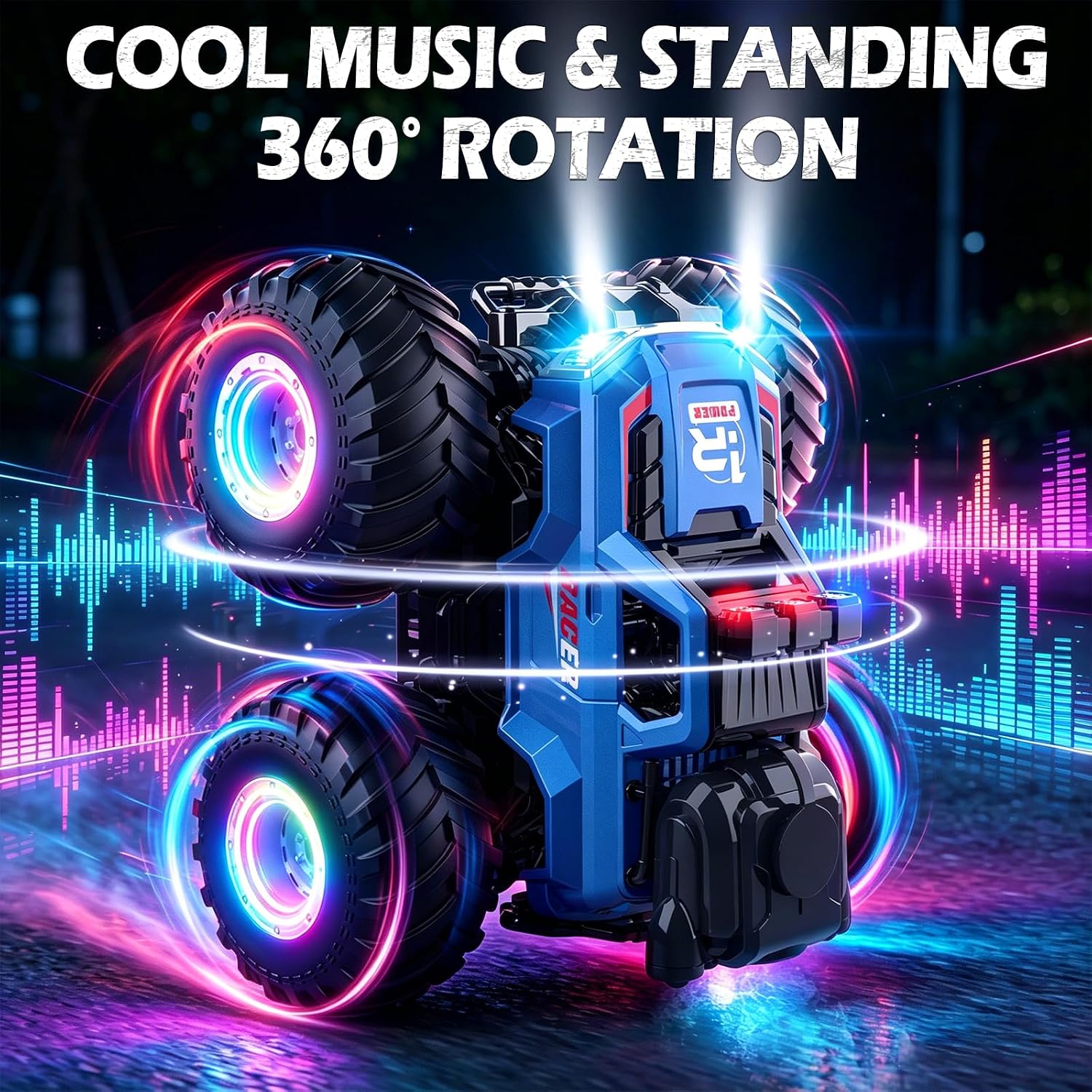 Thumbnail 3 de GYMSTR 1:20 Remote Control Car for Kids – 4WD Off-Road Truck with Light, Music and Mist