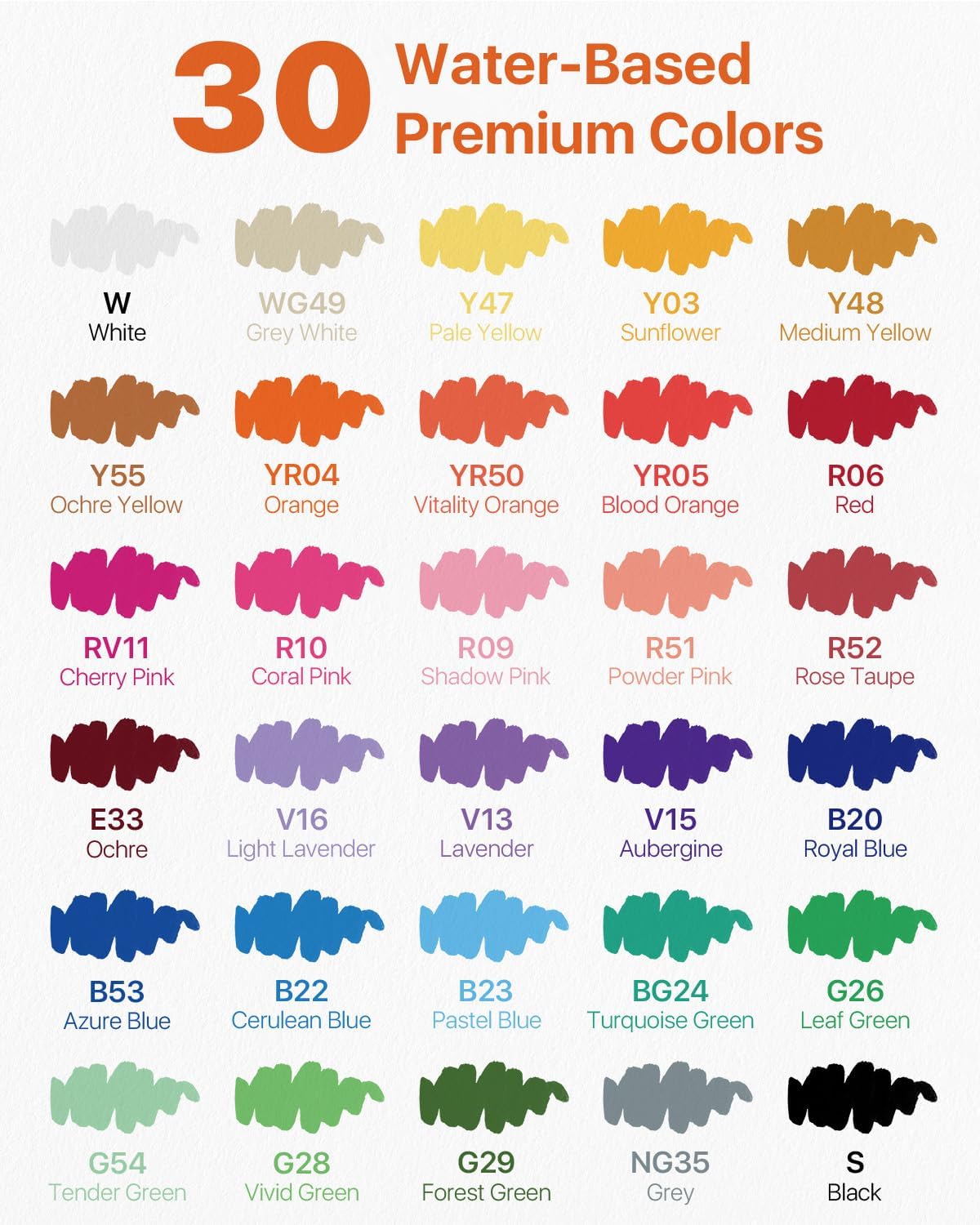 Thumbnail 6 de JusArt Acrylic Paint Markers, 30 Colors
