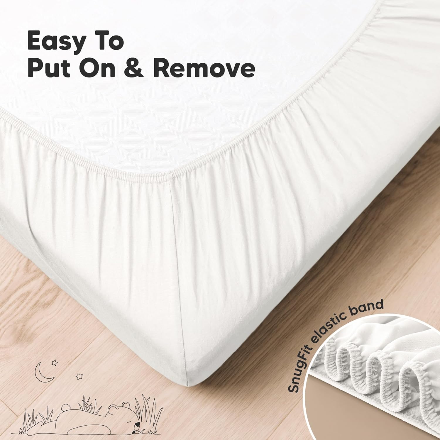 Thumbnail 5 de KeaBabies 2-Pack Crib Sheets