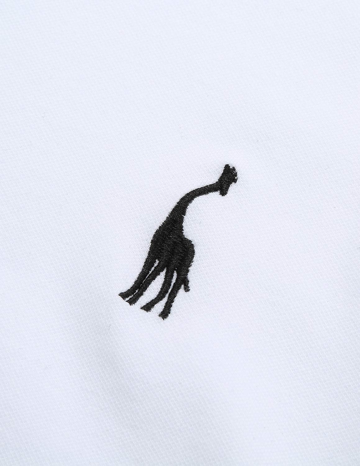 Thumbnail 3 de GNRSPTY Herren Poloshirt Kurzarm mit Girafe-Stickerei – Einfarbig, Größen M–3XL