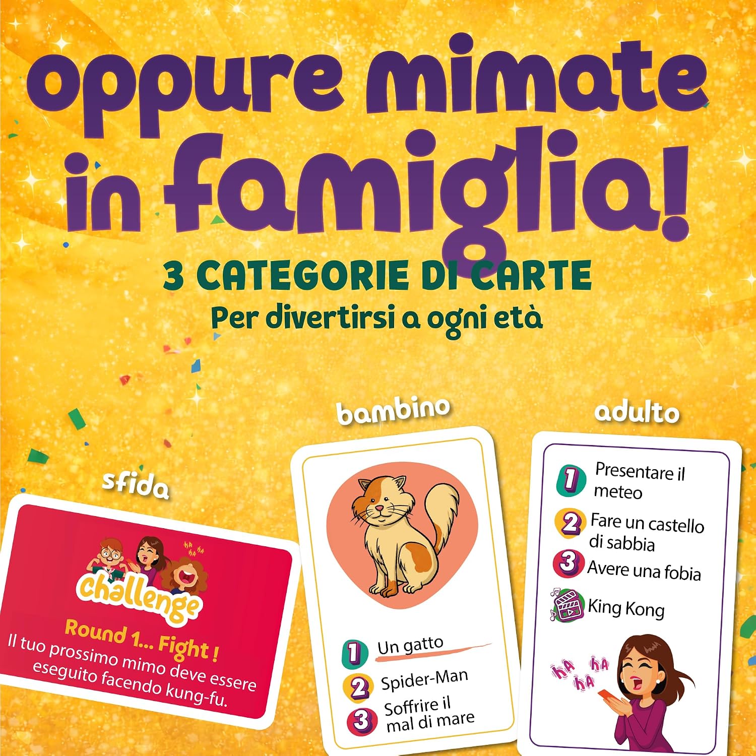 Thumbnail 6 de ZENAGAME Generazione Mimo – Mazzo di 120 carte da gioco per bambini (versione italiana)