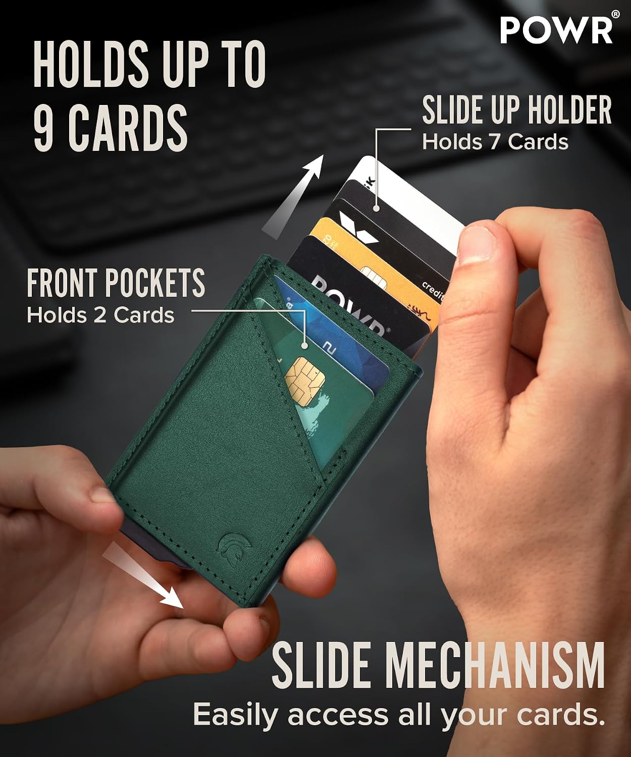 Detalle 2 de POWR Card Holder Wallet 9-card