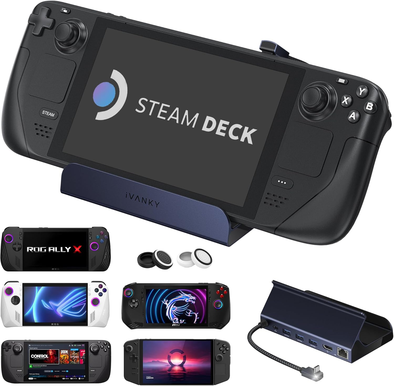 Detalle de iVANKY Docking Station 100W für Steam Deck