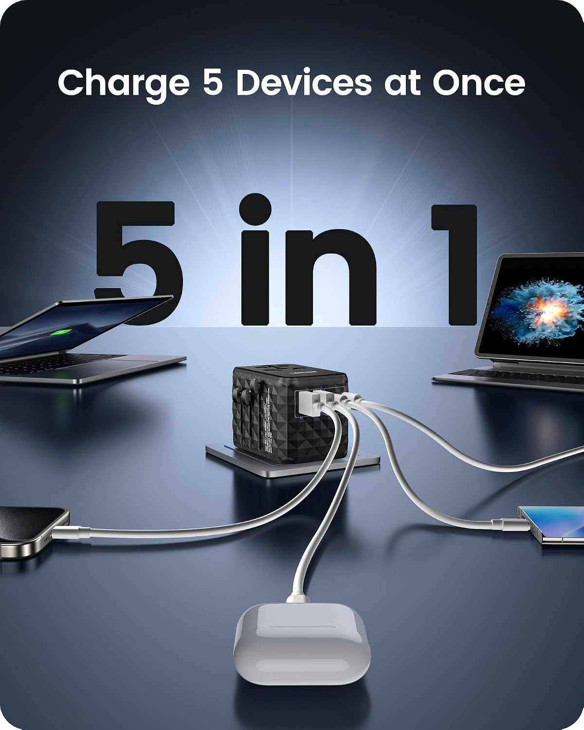 Thumbnail 6 de LENCENT 65W Adaptateur Voyage Universel