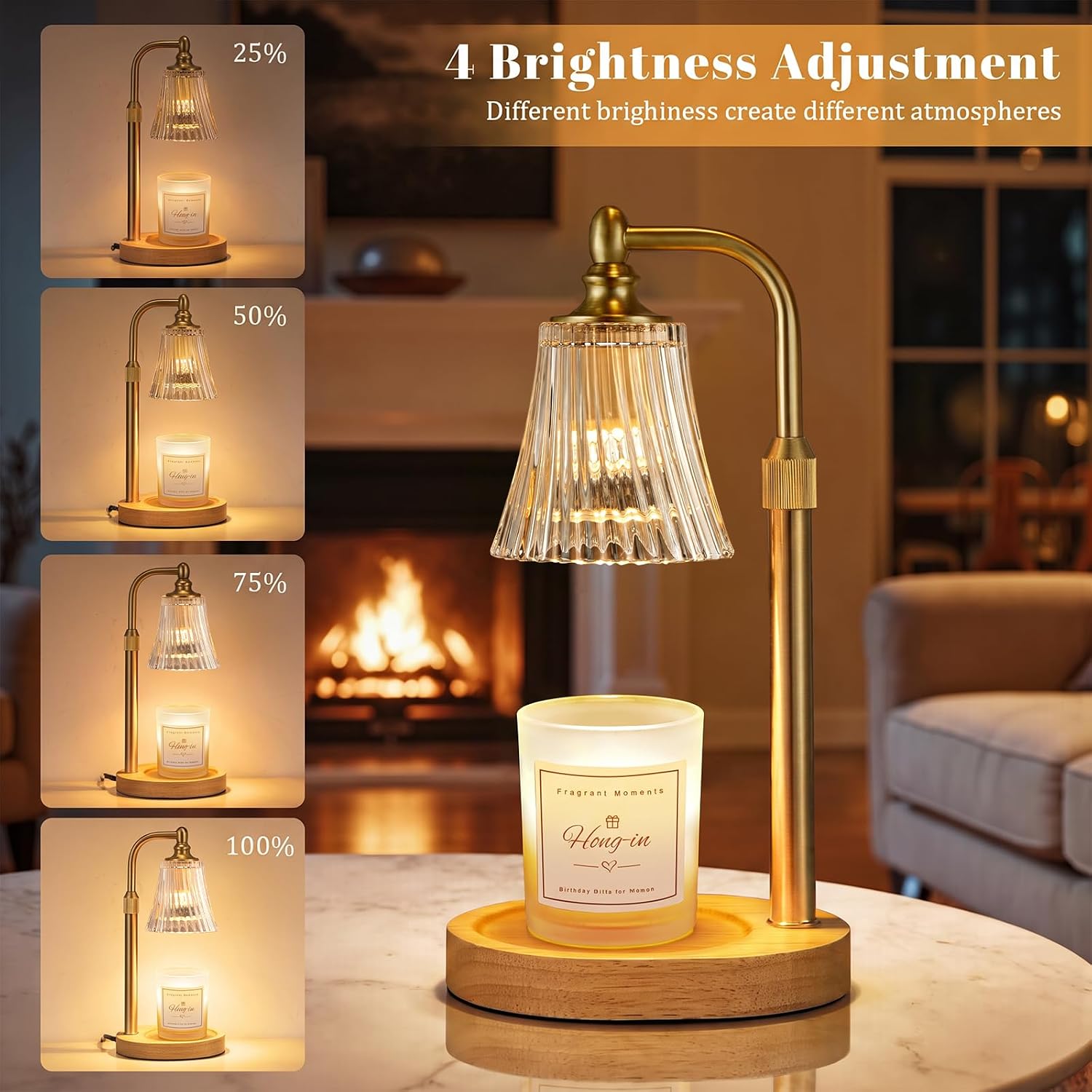 Detalle 2 de Candle Warmer Lamp 6in Adjustable 🕯