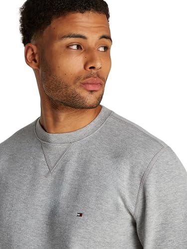 Thumbnail 2 de Tommy Hilfiger Sudadera Fleece Crew Neck Hombre Gris