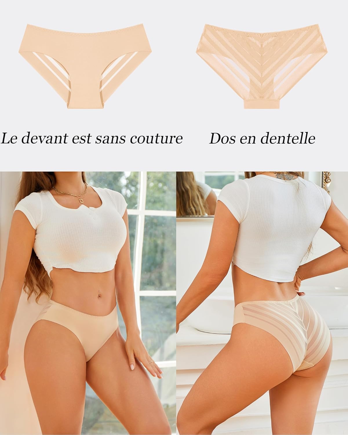 Thumbnail 2 de ALL OF SHE Culotte sans couture Lot de 5