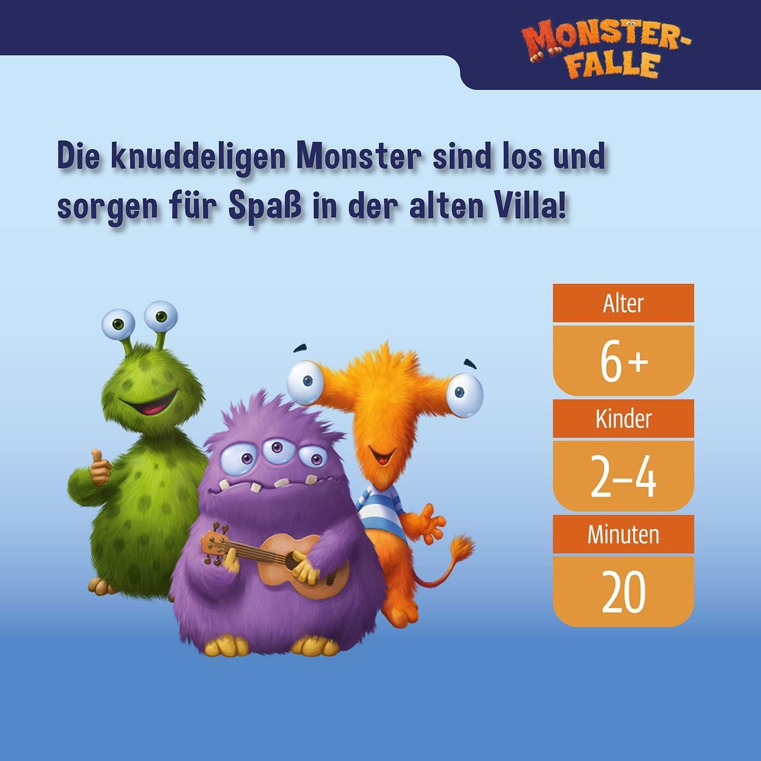 Thumbnail 3 de KOSMOS Monsterfalle 682637 – Kooperatives Kinderspiel für 2–4 Spieler ab 6 Jahren