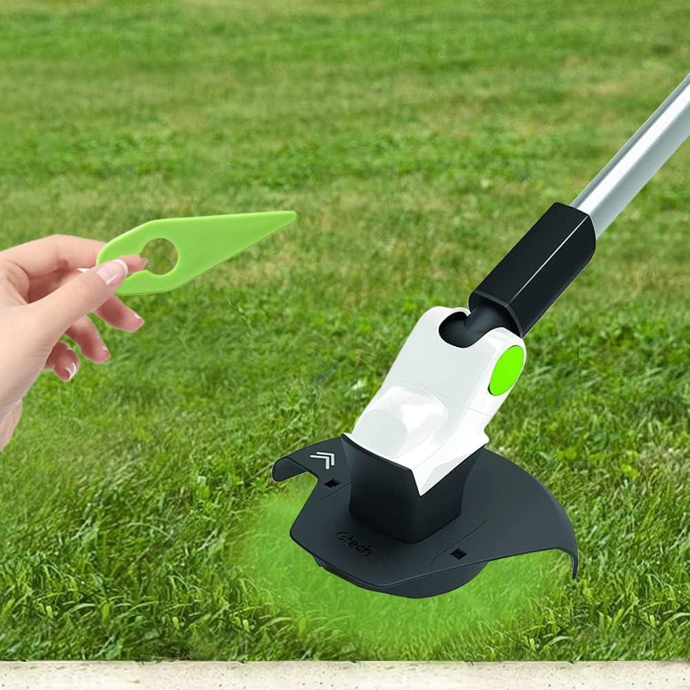 Thumbnail 4 de FourShow 100Pcs PA6 Plastic Blades for Gtech grass trimmers