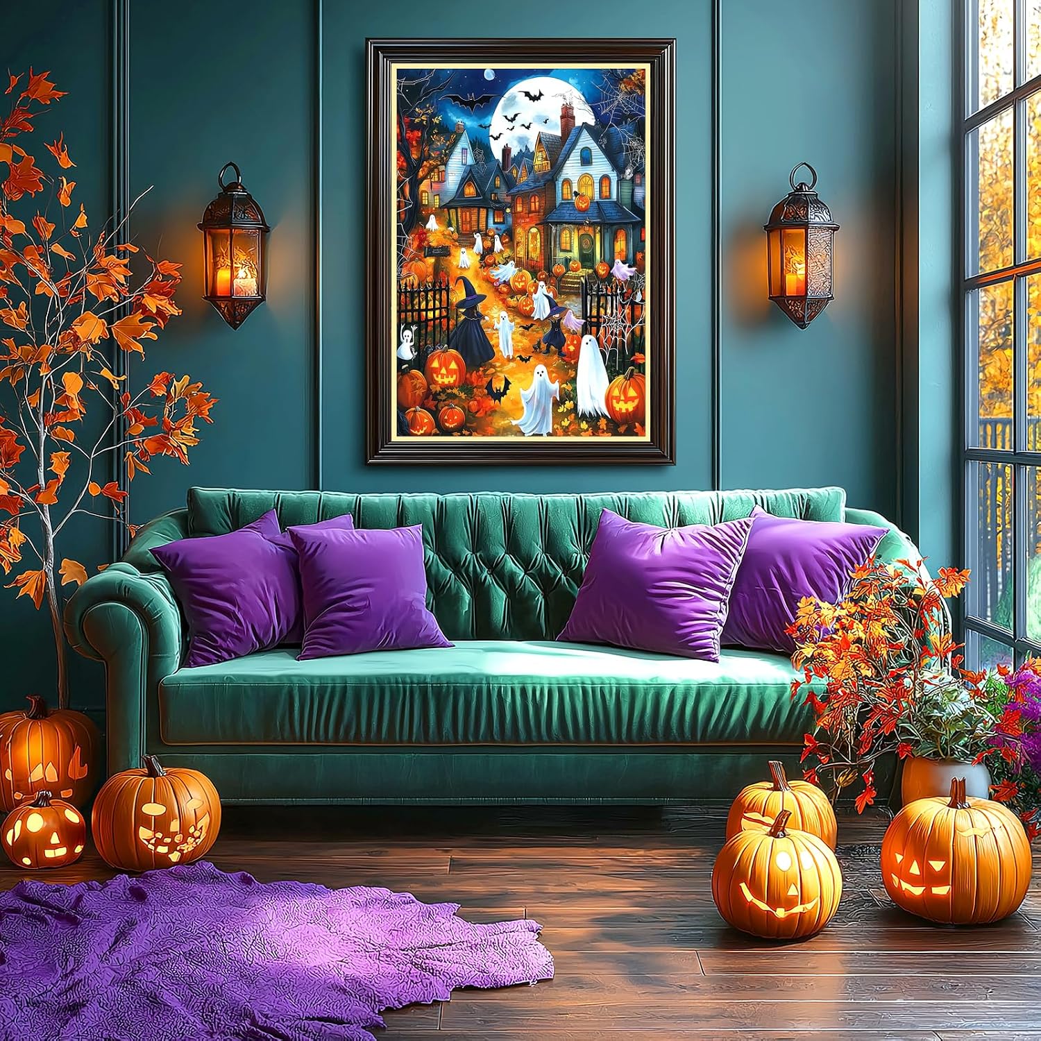 Detalle 2 de Blueforest Halloween Jigsaw Puzzle, 1,000 Pieces