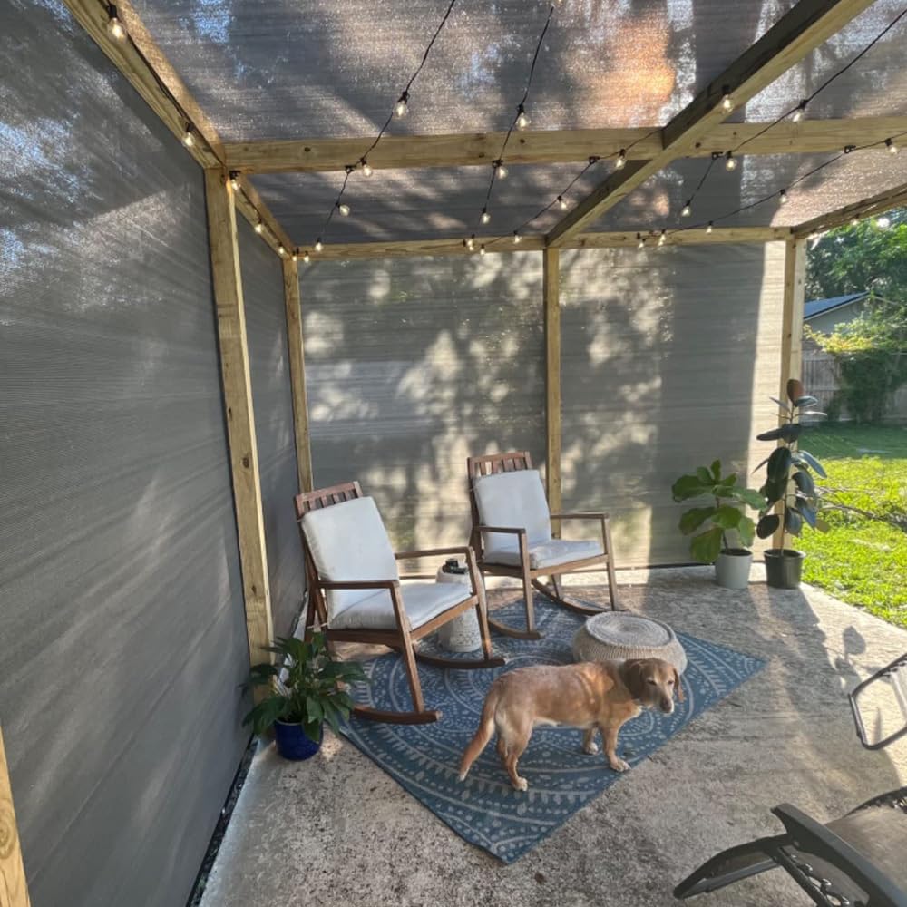 Thumbnail 6 de Vocray 90% Sun Shades for Patio (3x9 m) – Breathable UV Blocking Mesh for Pergolas, Balconies and Gardens