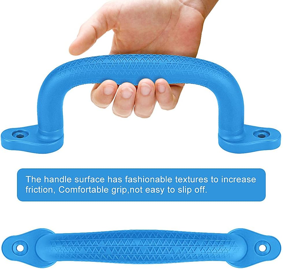 Detalle de Dolibest Climbing Handles, 18cm Non-slip Solid Playframe Grips for Swing Sets and Playhouses