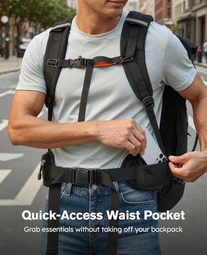 Thumbnail 6 de Tolaccea Mochila de viaje expandible 40L-55L con TSA y compartimento para portátil 17,3”