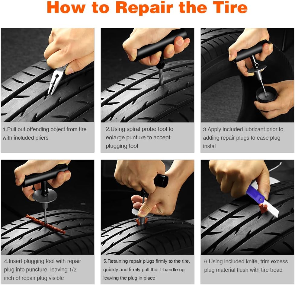 Thumbnail 4 de AUTOWN Tire Repair Kit 68 pcs ๐