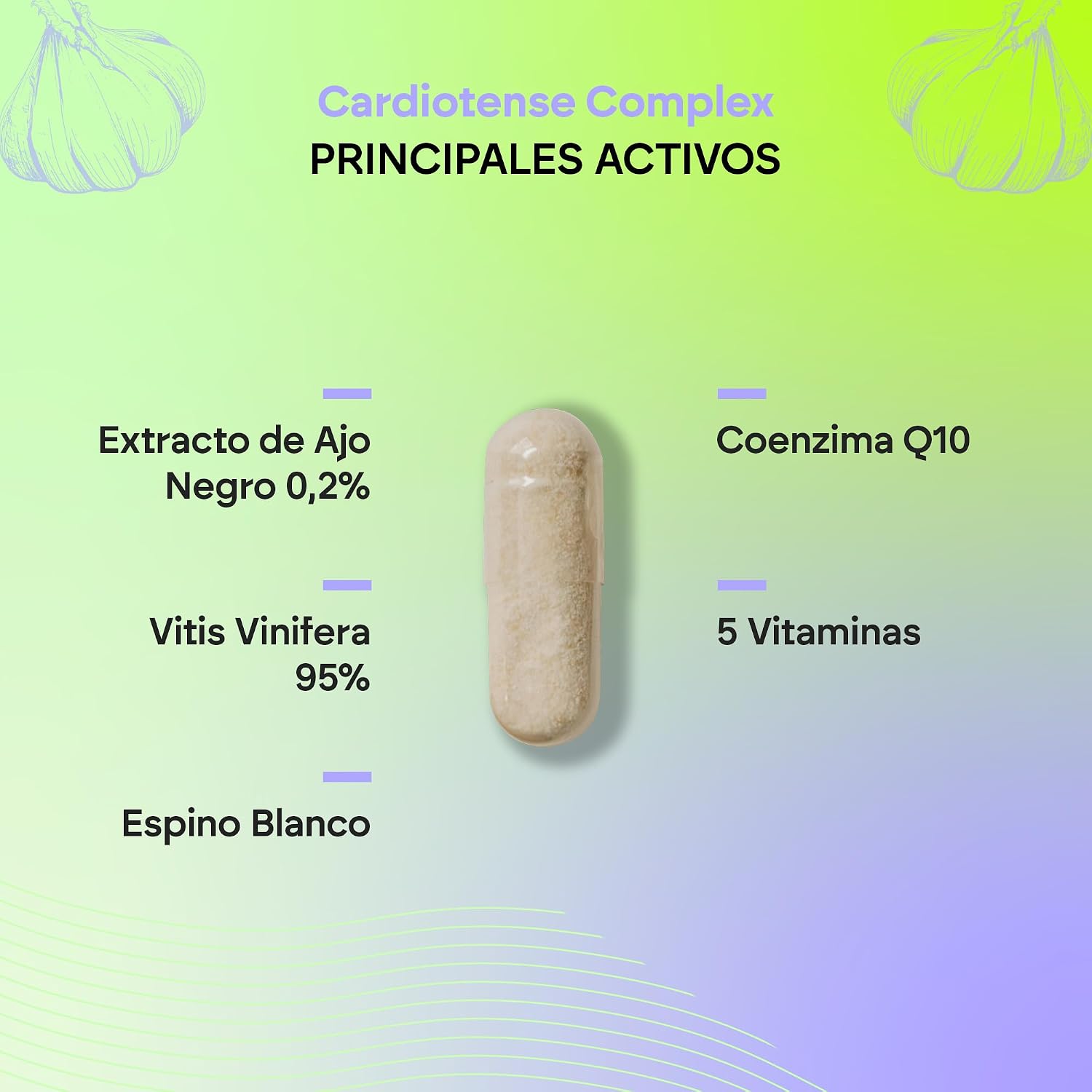 Detalle 2 de Ajo Negro Complex 11.250 mg 90 cápsulas