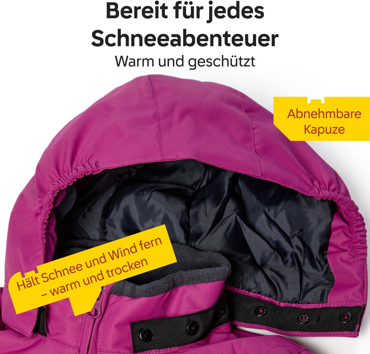 Detalle de Kabooki LEGO Schneebekleidung – Fuchsie (LWJORI 721)