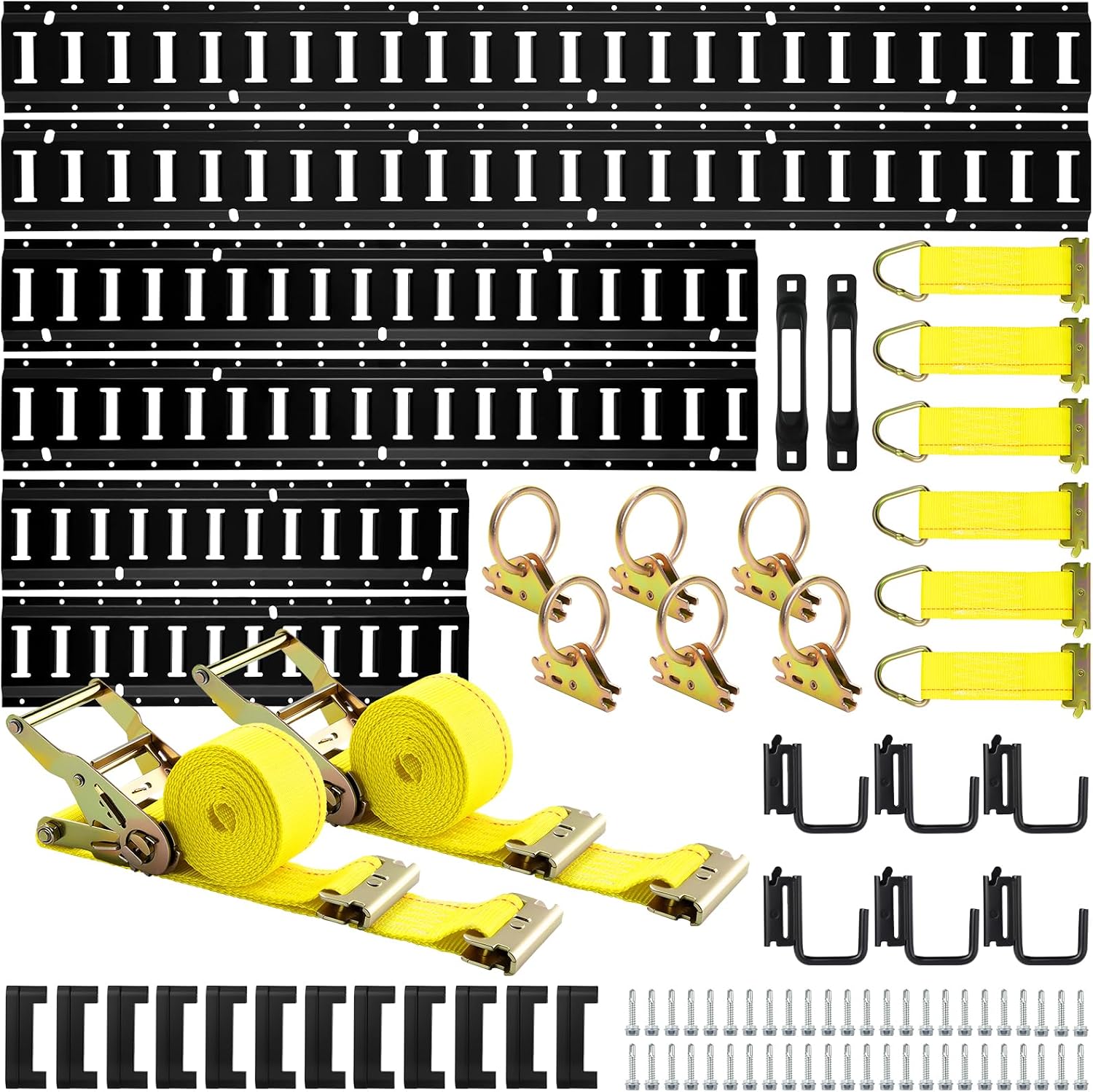 Detalle de Elechomes E Track 6-Rail Kit 88pcs đźšš