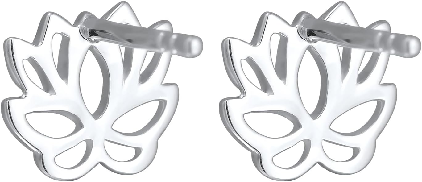 Detalle 2 de Elli Ohrringe Lotusblume 925 Sterling Silber