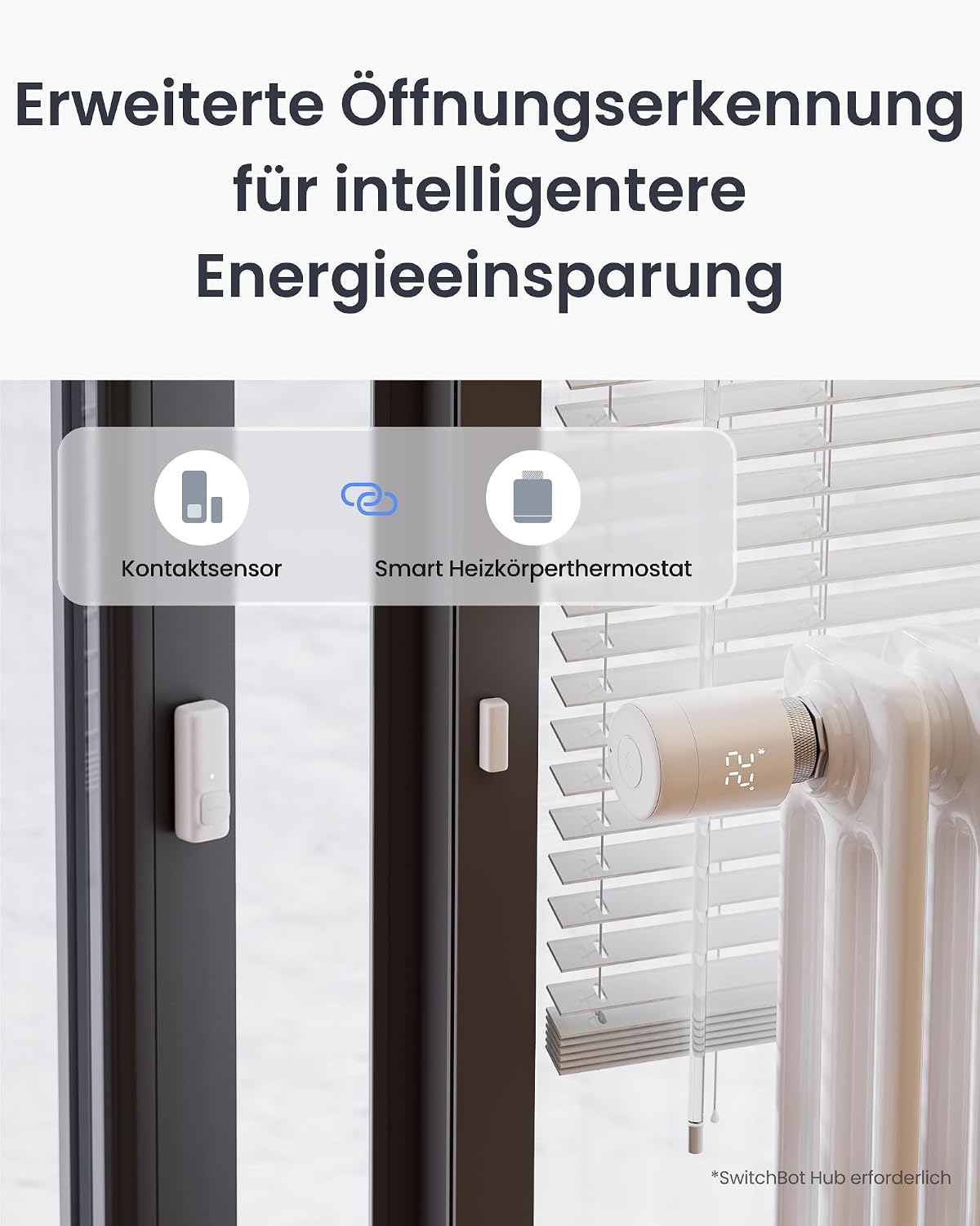 Detalle 2 de SwitchBot Termostato smart per termosifone 10 mesi autonomia
