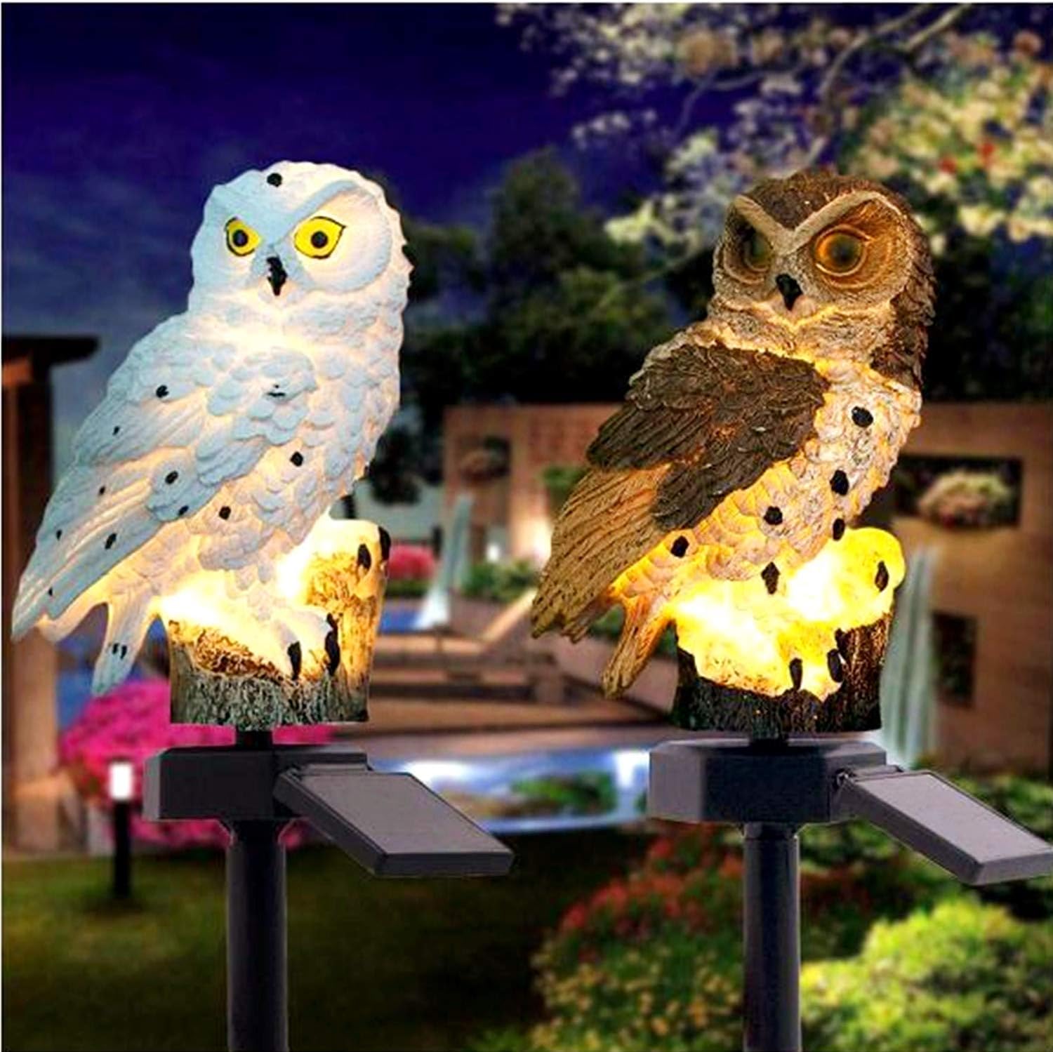 Detalle de Apluskis Owl Solar LED Garden Light 45cm