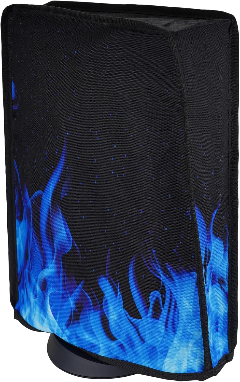 Detalle de playvital Dust Cover for PS5: Waterproof, Anti-Scratch Protection for Digital and Disc Editions (Blue Flame)