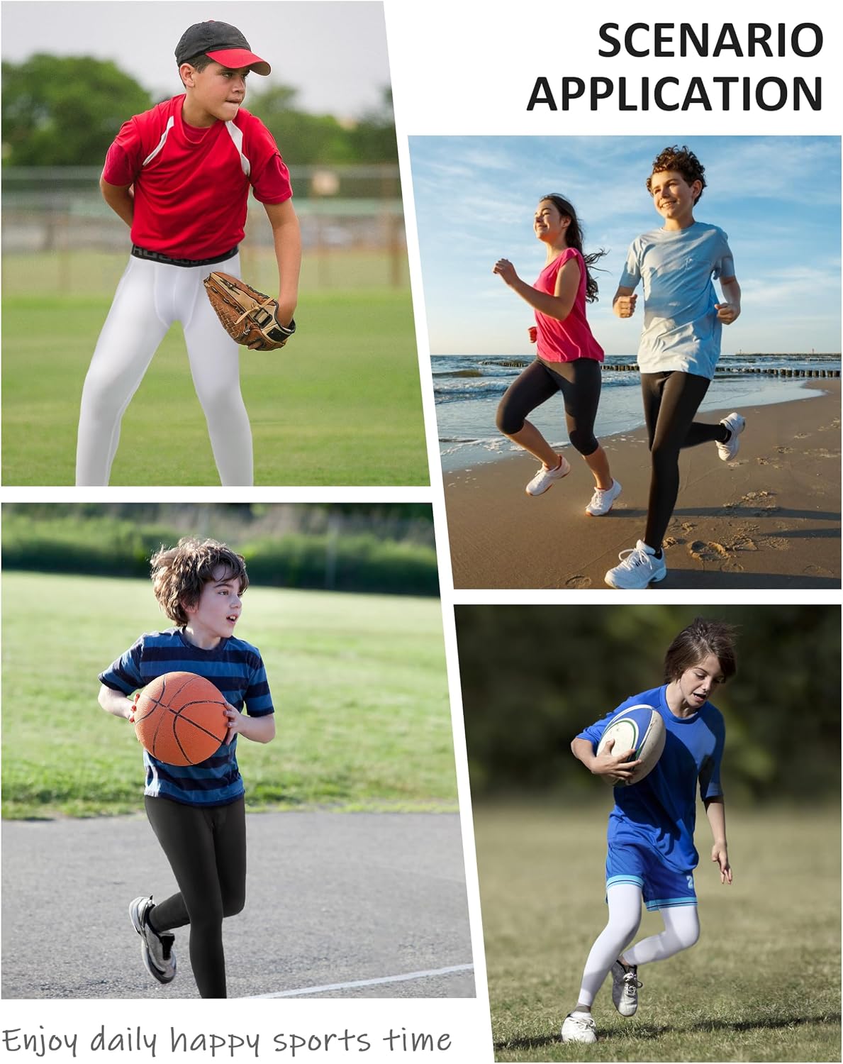 Thumbnail 5 de Youth Compression Pants with Pockets