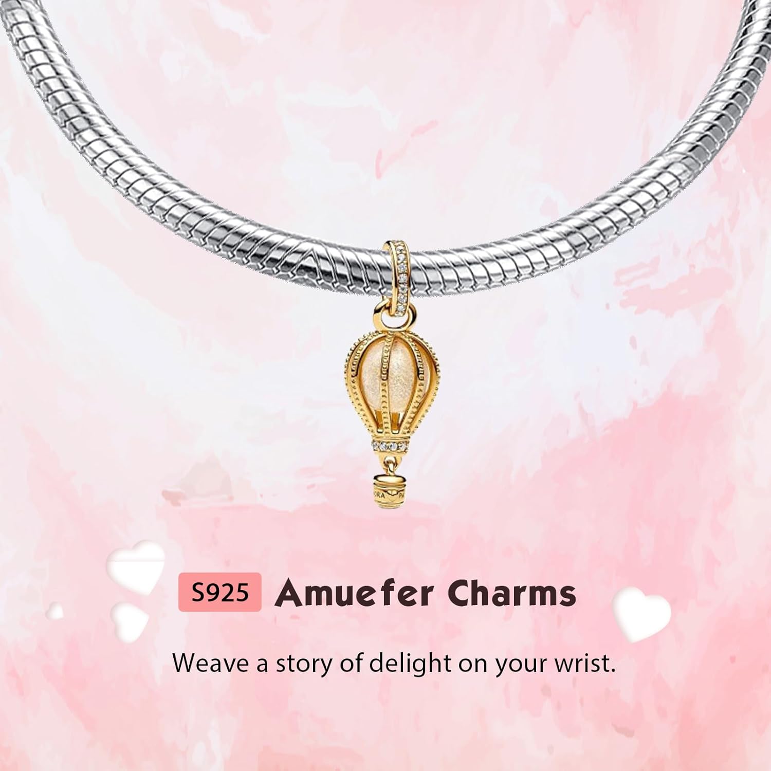 Thumbnail 2 de Amuefer Charms in argento 925 Animale amore – Ciondolo compatibile con bracciali europei, regalo perfetto