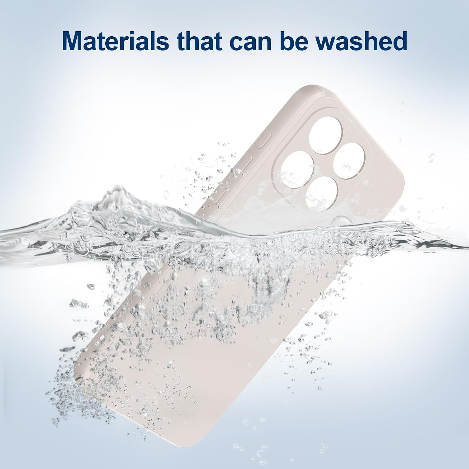 Detalle de GiiYoon Liquid-Silicone-Case für Xiaomi 15T – kratzfest, weiches Mikrofaserfutter, Rundumschutz