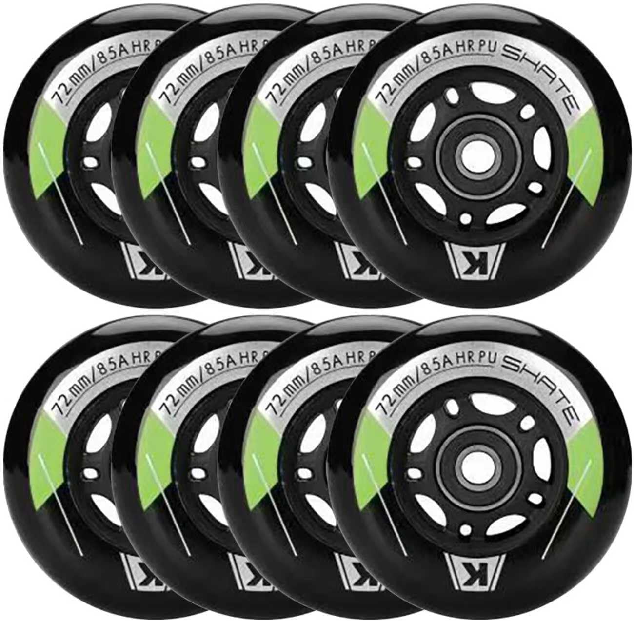 Thumbnail 6 de Inline Skate Rollen 80/76/72mm 8er Satz