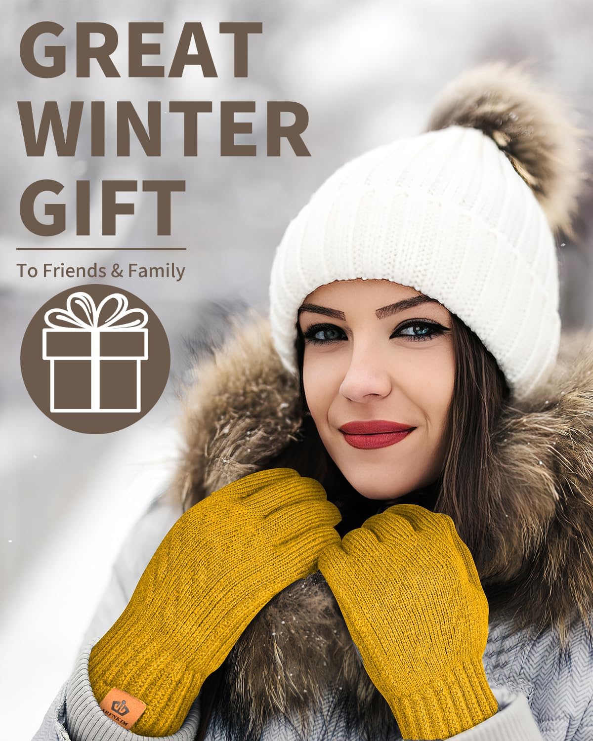 Thumbnail 6 de ARFNKIM Winter Thermal Touchscreen Gloves — Fleece Lining