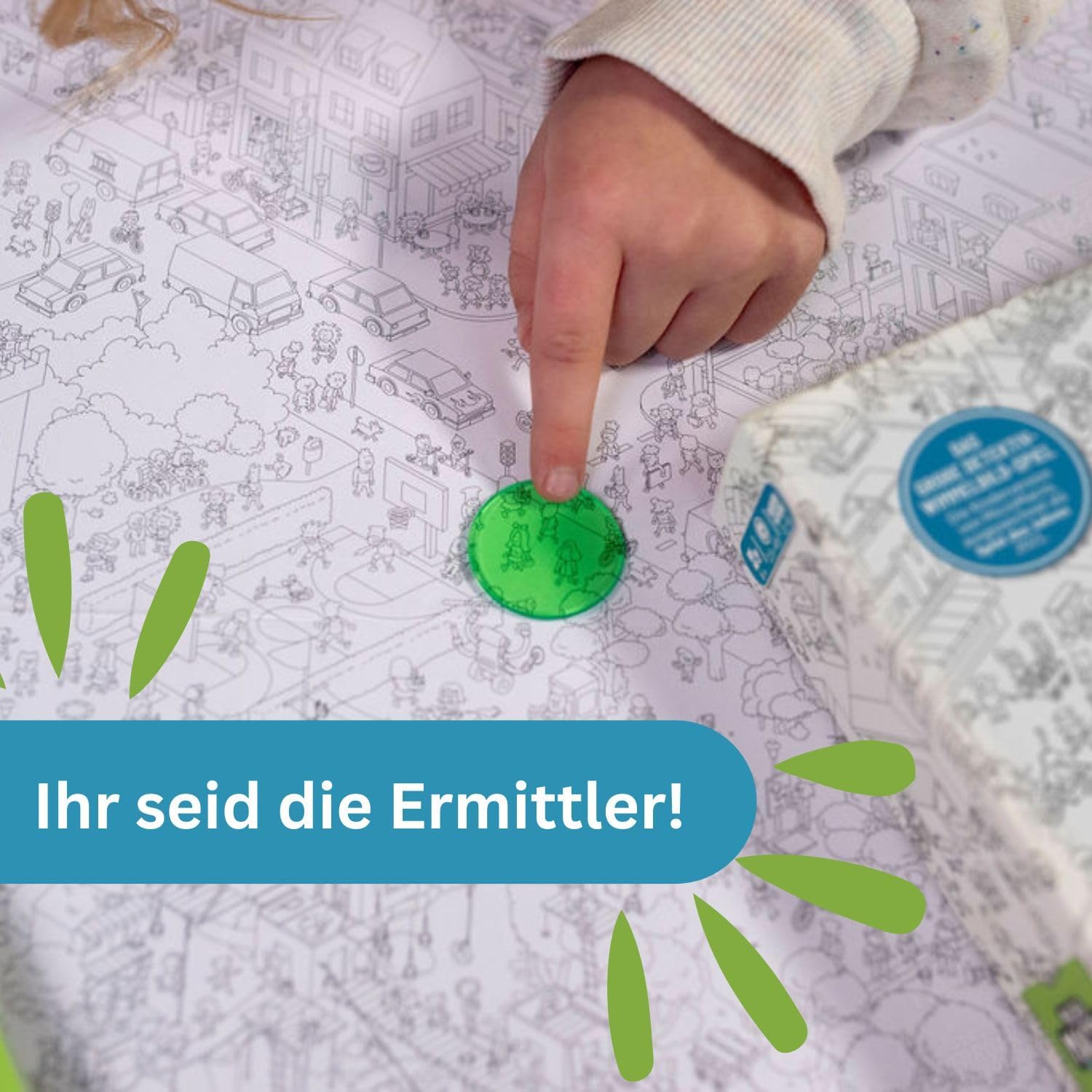 Thumbnail 5 de MicroMacro Kids Edizione parco giochi: il pazzo parco cittadino, gioco di famiglia per detective