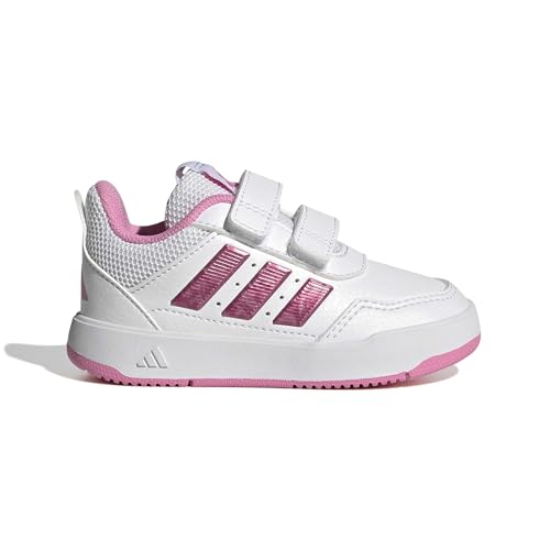 Detalle de adidas Tensaur Sport 3.0 Infants Shoes (Unisex) – FTWR White/Bliss Pink/Grey Two, 3 UK