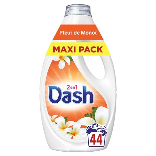 Detalle de Dash 2en1 Lessive Liquide Fleur de Monoi x44 – fraîcheur durable et parfum exotique