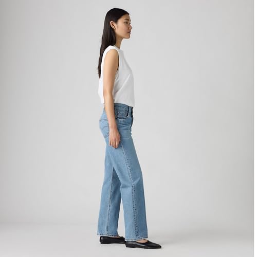 Detalle de Levi's Jeans Donna 501 '90s in Love with You — Vita Media, Fit Ampio e Dritto, 25W x 30L