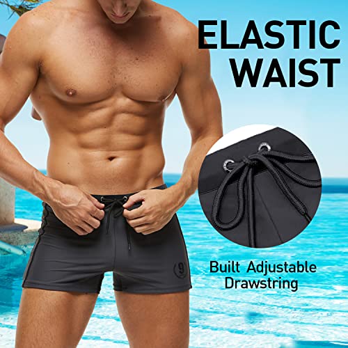 Thumbnail 3 de Arcweg Maillot de Bain Homme Boxer avec Doublure et Cordons Réglables - Gris (MEU)
