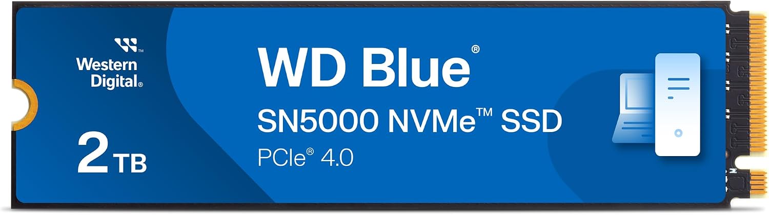 Thumbnail 3 de WD Blue SN5000 4TB NVMe SSD (M.2 2280) — PCIe Gen4, up to 5,500 MB/s read