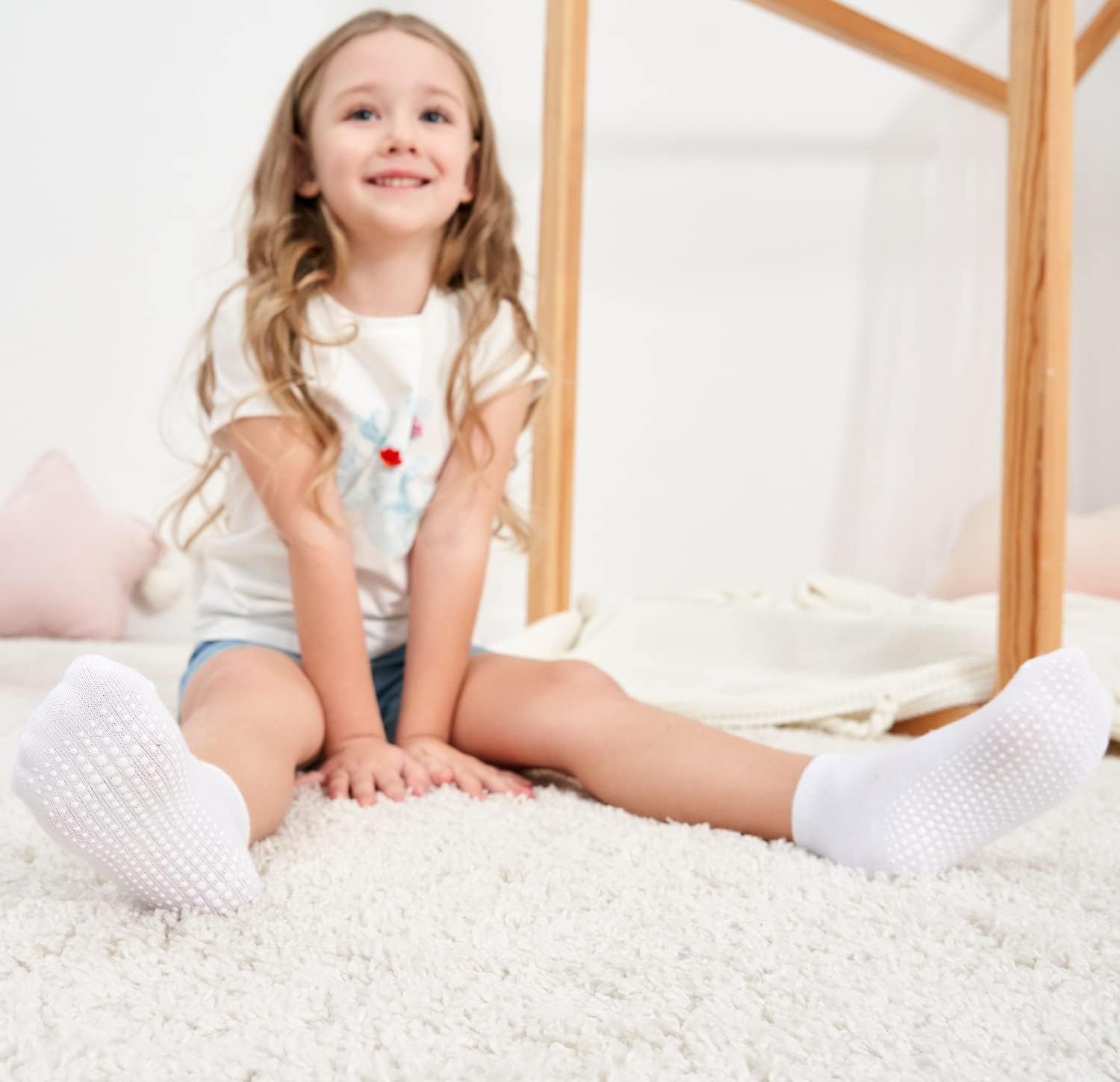 Thumbnail 3 de Zaples Baby Non Slip Grip Ankle Socks with Non Skid Soles — 9 Pack, Cotton-Rich, All-Season Anti-Slip