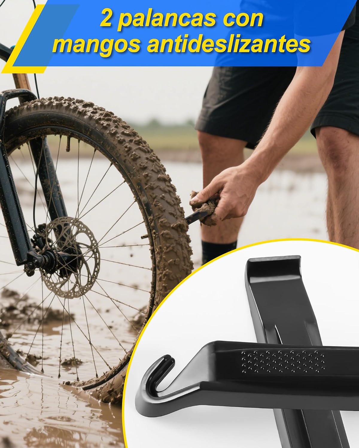 Detalle 2 de Beanewone Parches Bicicleta 18 unidades