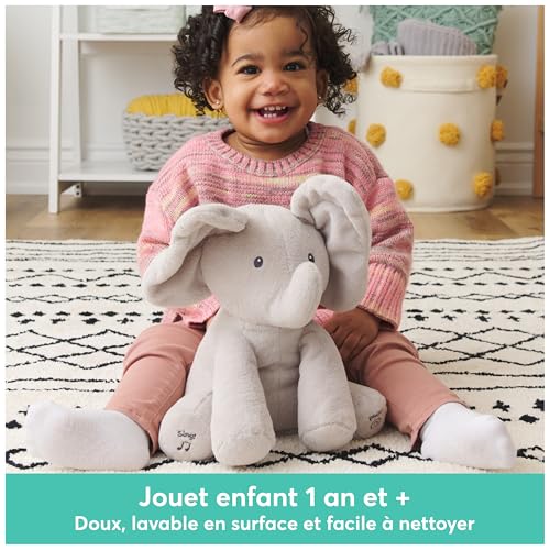Thumbnail 9 de GUND Flappy L'Éléphant – Peluche interactive pour bébé