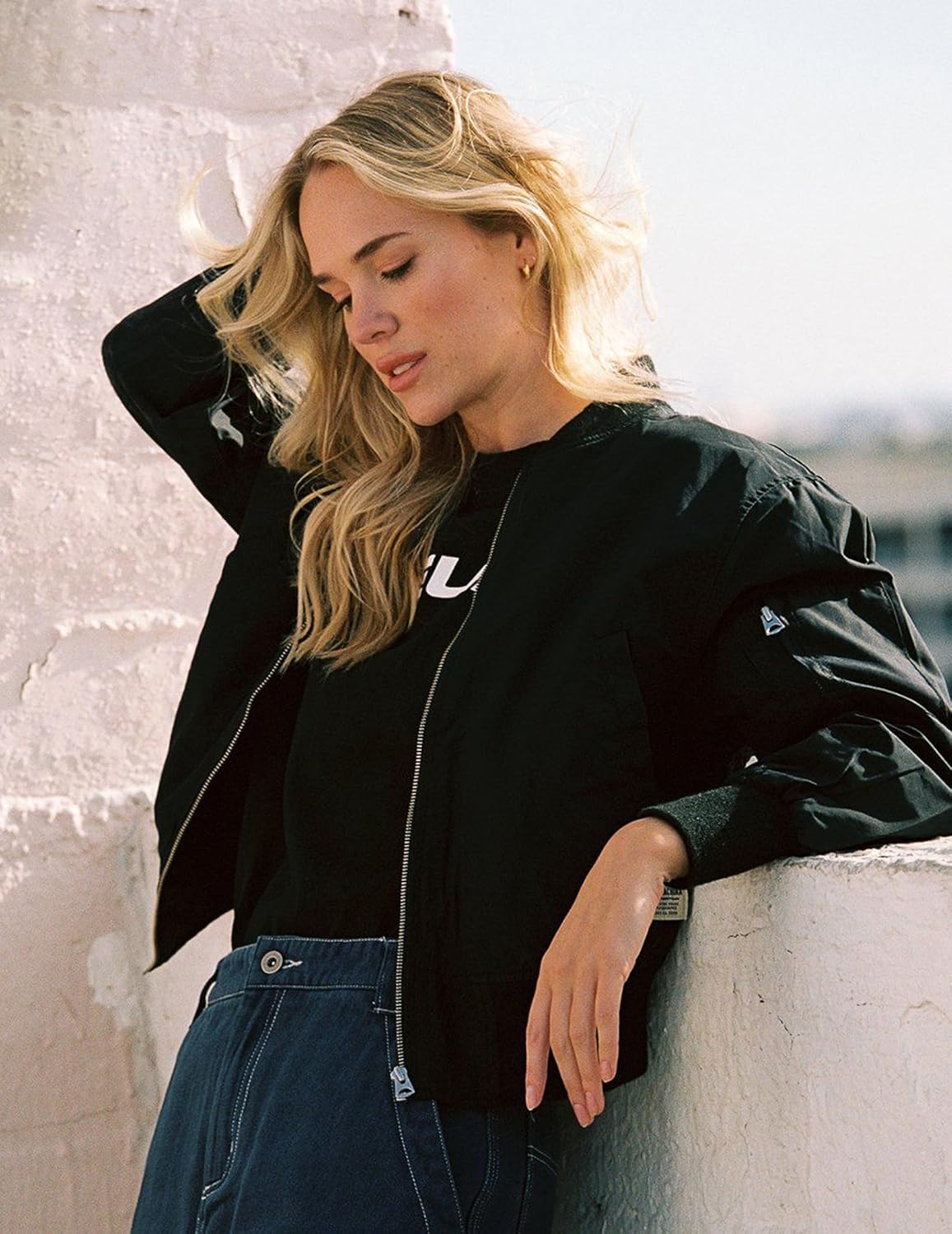 Thumbnail 1 de Zeagoo Bomberjacke Damen: Kurze Blouson Jacke im Pilotenstil – leicht, vielseitig und zeitlos