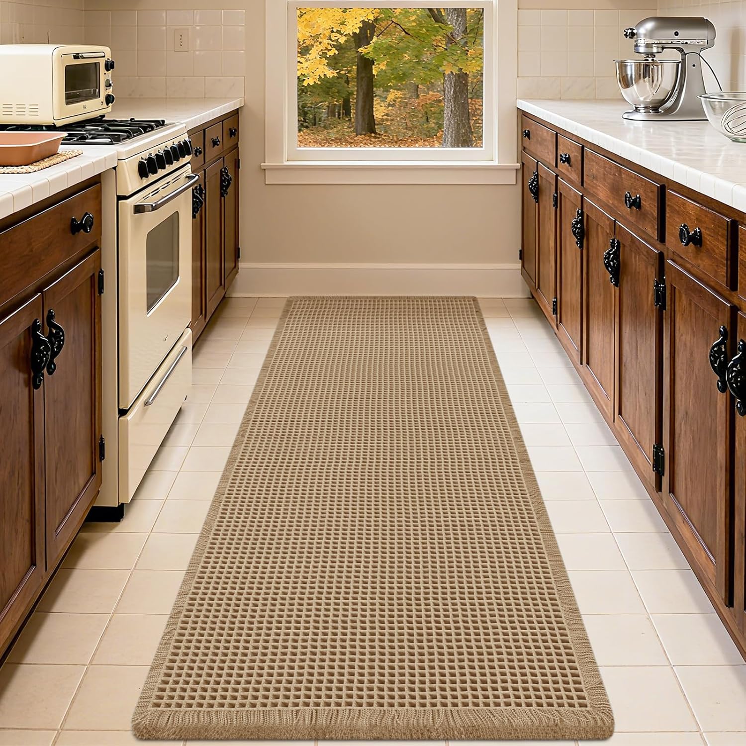 Detalle de Extra Large Waffle Bath Mat 72" x 24"
