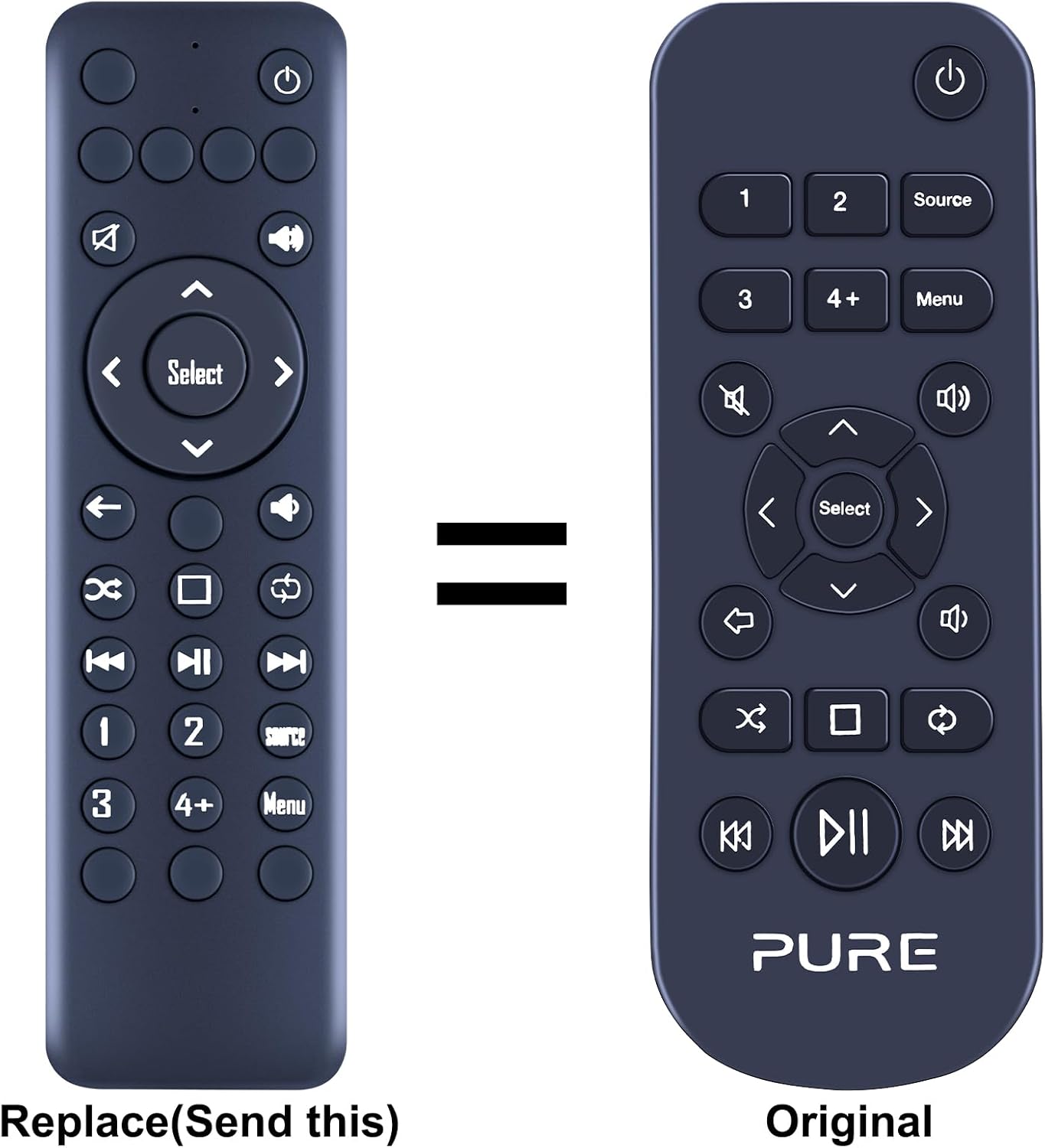 Thumbnail 1 de TCNOUMT Remote for Pure Evoke C-D4