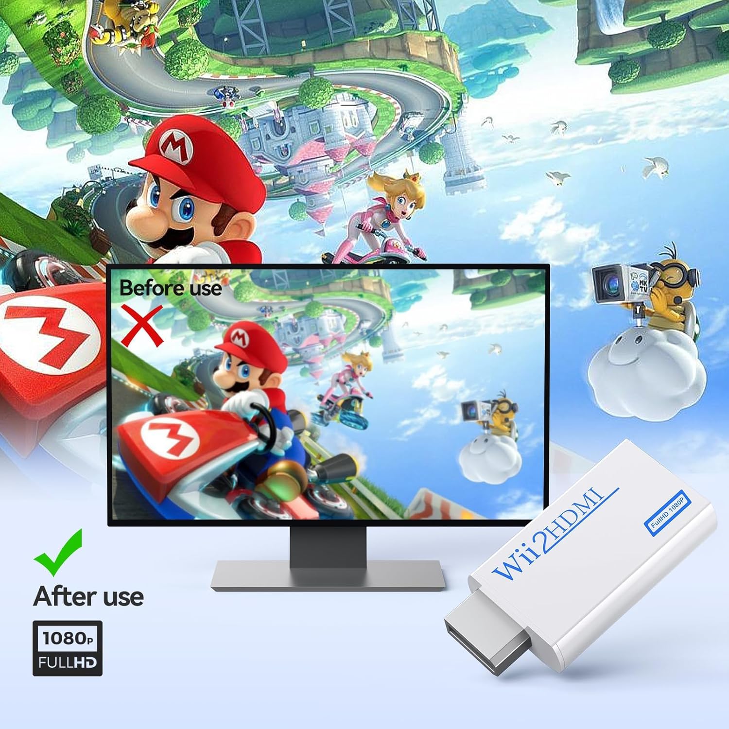 Thumbnail 2 de GANA Wii to HDMI Converter